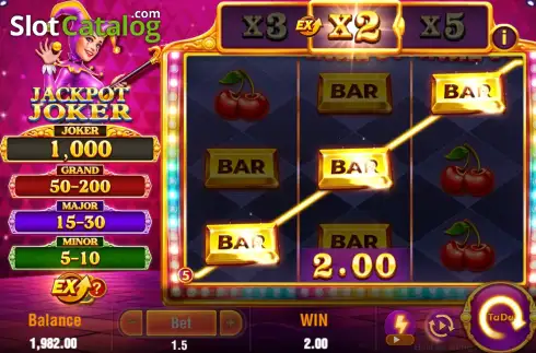 Οθόνη5. Jackpot Joker (TaDa Gaming) Κουλοχέρης 