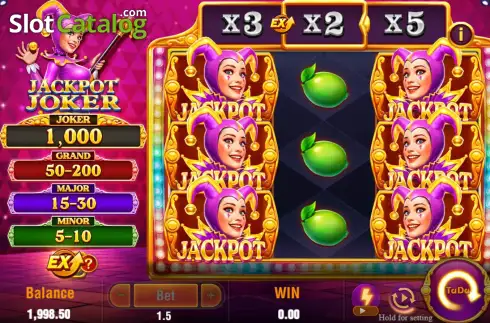 Οθόνη8. Jackpot Joker (TaDa Gaming) Κουλοχέρης 