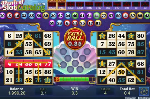 Οθόνη3. Pearls of Bingo Κουλοχέρης