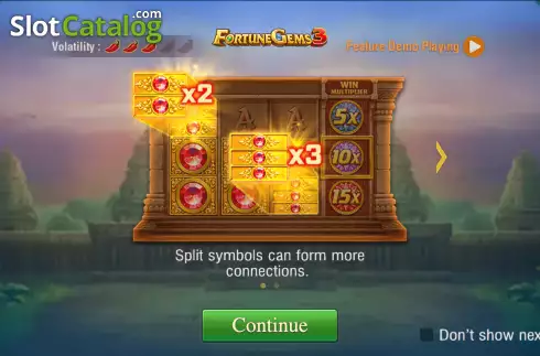 Οθόνη2. Fortune Gems 3 Κουλοχέρης