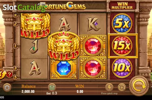 Οθόνη3. Fortune Gems (TaDa Gaming) Κουλοχέρης