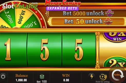 Οθόνη4. Money Coming Expanded Bets Κουλοχέρης