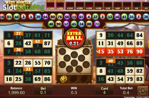 Οθόνη3. West Hunter Bingo Κουλοχέρης