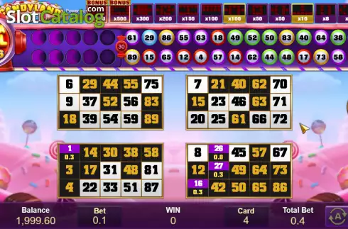 Οθόνη3. Candyland Bingo Κουλοχέρης