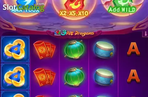 Οθόνη2. 3 Pot Dragons Κουλοχέρης