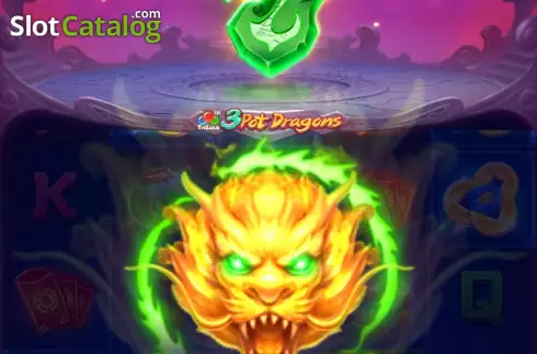 Οθόνη9. 3 Pot Dragons Κουλοχέρης