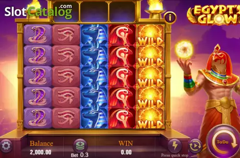 Οθόνη2. Egypt's Glow (TaDa Gaming) Κουλοχέρης