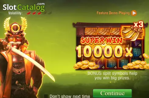Οθόνη2. SHŌGUN (TaDa Gaming) Κουλοχέρης