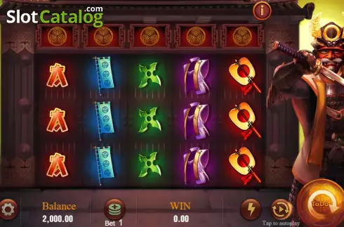 Οθόνη3. SHŌGUN (TaDa Gaming) Κουλοχέρης