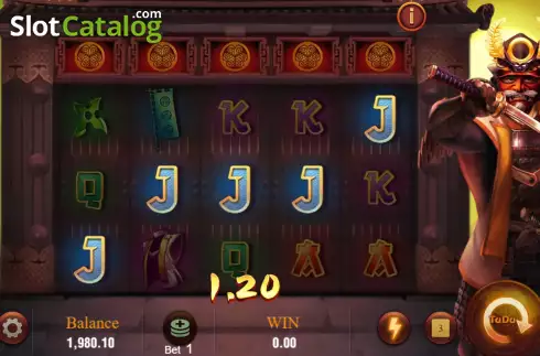 Οθόνη5. SHŌGUN (TaDa Gaming) Κουλοχέρης