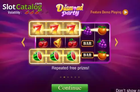 Οθόνη2. Diamond Party Κουλοχέρης 