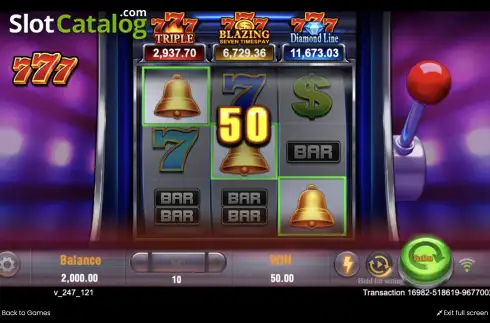 Οθόνη6. Seven Seven Seven (TaDa Gaming) Κουλοχέρης