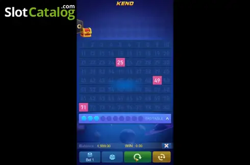Οθόνη3. Keno Super Chance Κουλοχέρης