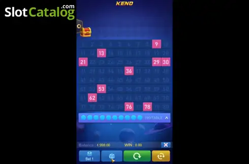 Οθόνη4. Keno Super Chance Κουλοχέρης