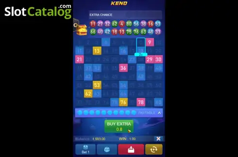 Οθόνη6. Keno Super Chance Κουλοχέρης