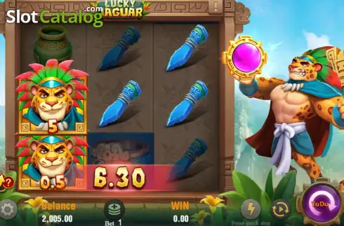 Οθόνη5. Lucky Jaguar Κουλοχέρης 