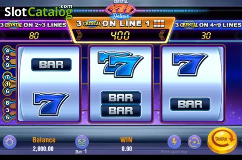 Οθόνη2. Crystal 777 Deluxe Κουλοχέρης