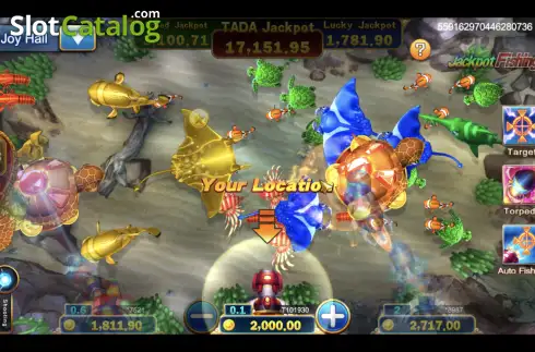 Οθόνη2. Jackpot Fishing (TaDa Gaming) Κουλοχέρης