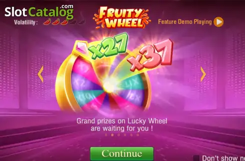Οθόνη2. Fruity Wheel (TaDa Gaming) Κουλοχέρης 