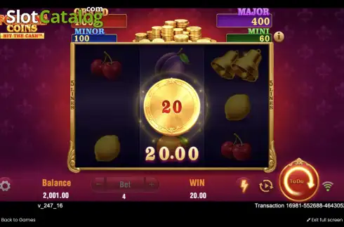 Οθόνη6. Fortune Coins (TaDa Gaming) Κουλοχέρης