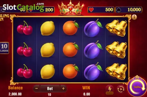 Οθόνη2. 10 Sparkling Crown Κουλοχέρης