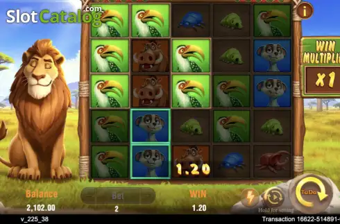 Οθόνη5. Safari Mystery (TaDa Gaming) Κουλοχέρης