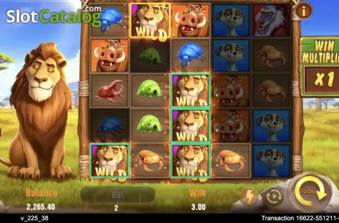 Οθόνη6. Safari Mystery (TaDa Gaming) Κουλοχέρης