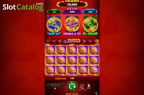 Οθόνη5. 3 Coin Treasures 2 Κουλοχέρης