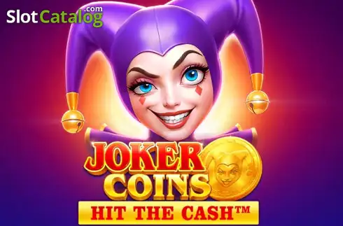 Joker Coins Hit The Cash Λογότυπο Joker Coins Hit The Cash Λογότυπο