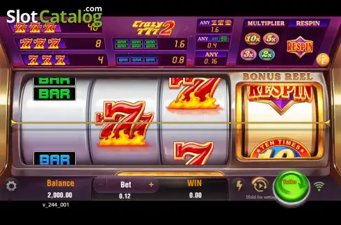 Οθόνη2. Crazy 777 2 Κουλοχέρης