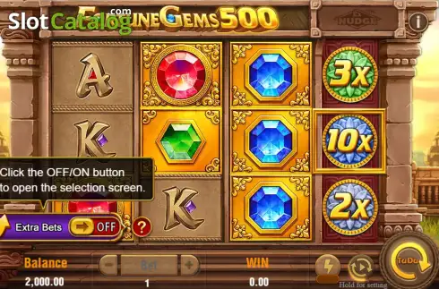 Οθόνη4. Fortune Gems 500 Κουλοχέρης