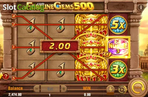 Οθόνη6. Fortune Gems 500 Κουλοχέρης