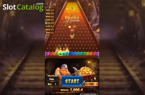 Οθόνη4. Plinko of Mine Κουλοχέρης