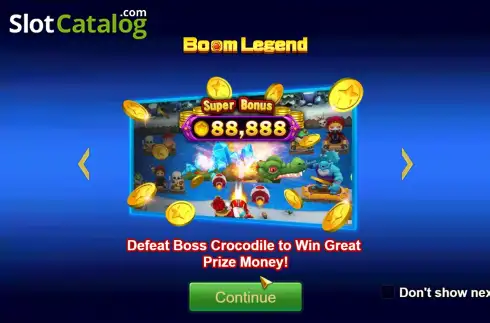 Οθόνη2. Boom Legend (TaDa Gaming) Κουλοχέρης