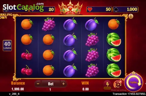 Οθόνη2. 40 Sparkling Crown Κουλοχέρης 