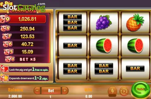Οθόνη3. Fortune Pig (TaDa Gaming) Κουλοχέρης 