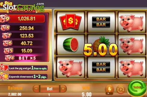 Οθόνη4. Fortune Pig (TaDa Gaming) Κουλοχέρης 