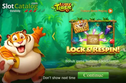 Οθόνη2. Lucky Tiger (TaDa Gaming) Κουλοχέρης