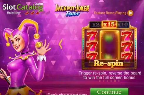 Οθόνη2. Jackpot Joker Fever Κουλοχέρης