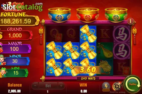 Οθόνη7. 3 Coin Wild Horse (TaDa Gaming) Κουλοχέρης