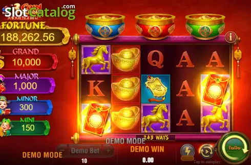Οθόνη8. 3 Coin Wild Horse (TaDa Gaming) Κουλοχέρης