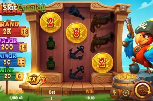 Οθόνη3. Lucky Macaw Κουλοχέρης