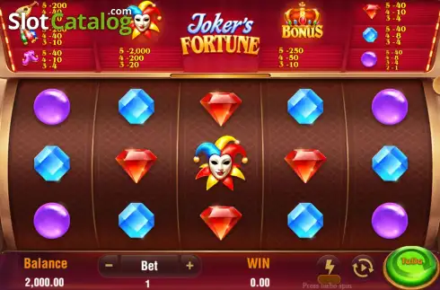 Οθόνη2. Joker's Fortune (TaDa Gaming) Κουλοχέρης