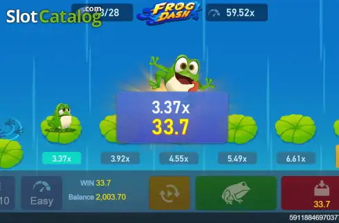 Οθόνη3. Frog Dash Κουλοχέρης