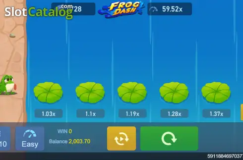 Οθόνη2. Frog Dash Κουλοχέρης