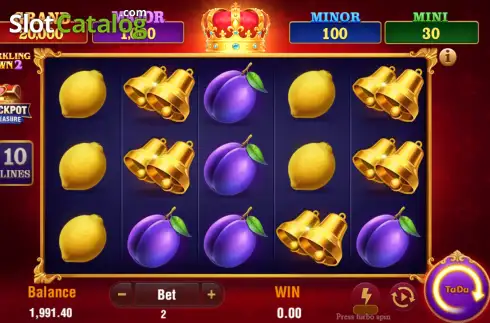 Οθόνη2. 10 Sparkling Crown 2 Κουλοχέρης