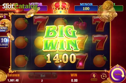 Οθόνη3. 10 Sparkling Crown 2 Κουλοχέρης