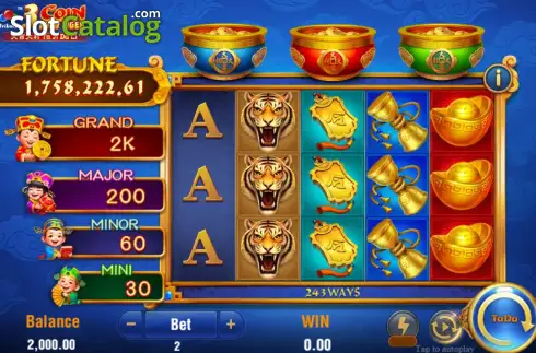 Οθόνη2. 3 Coin Wild Tiger Κουλοχέρης