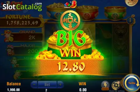 Οθόνη3. 3 Coin Wild Tiger Κουλοχέρης