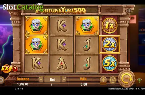Οθόνη2. Fortune Yuri 500 Κουλοχέρης